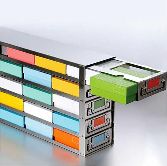 側取式抽屜型凍存架